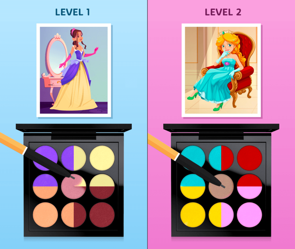 From Ideation to Hit Game - Makeup Kit Color Mixing