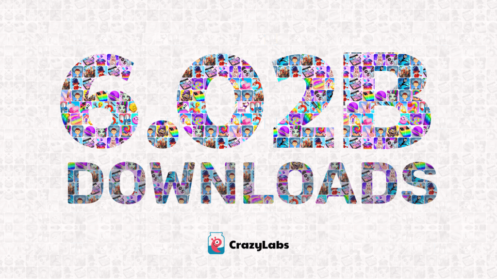 Over 500 Crazy Labs games generate more than 3 billion downloads